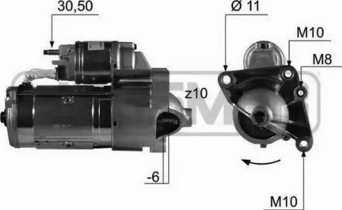 Messmer 220444 - Стартер vvparts.bg