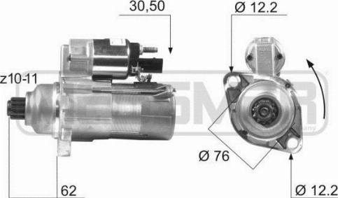 Messmer 220450A - Стартер vvparts.bg