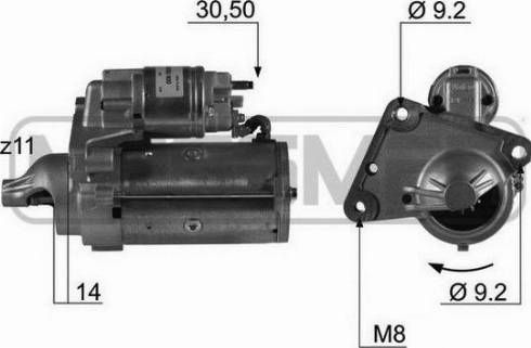 Messmer 220451A - Стартер vvparts.bg