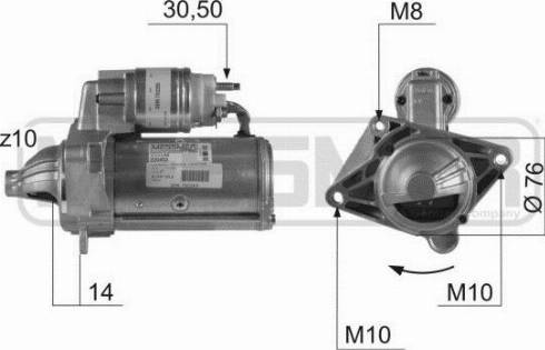 Messmer 220453A - Стартер vvparts.bg