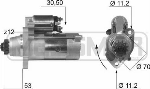 Messmer 220464A - Стартер vvparts.bg