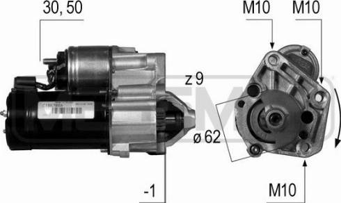 Messmer 220465A - Стартер vvparts.bg