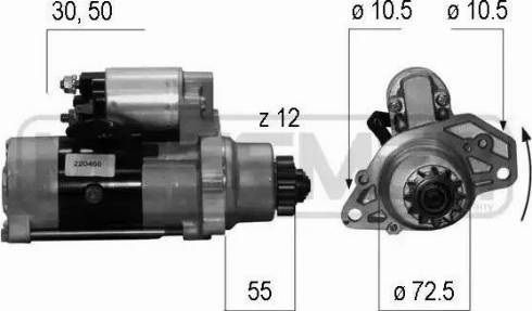 Messmer 220466 - Стартер vvparts.bg