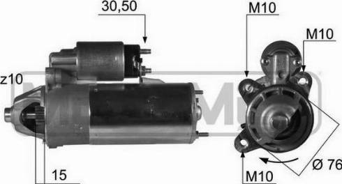 Messmer 220409A - Стартер vvparts.bg