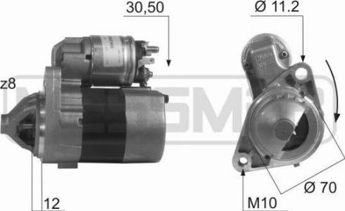 Messmer 220404A - Стартер vvparts.bg