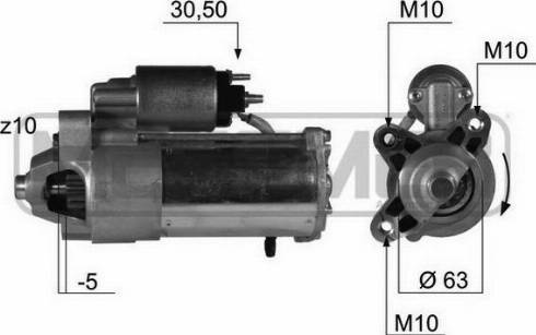 Messmer 220419A - Стартер vvparts.bg