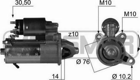 Messmer 220414A - Стартер vvparts.bg