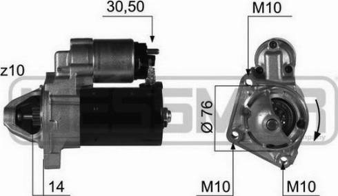 Messmer 220411A - Стартер vvparts.bg