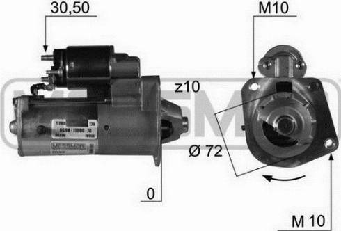 Messmer 220418A - Стартер vvparts.bg