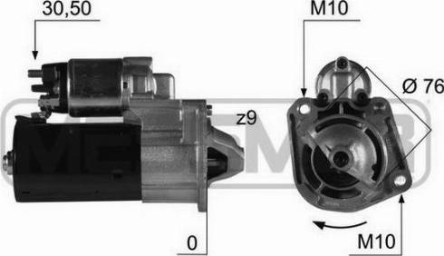 Messmer 220412A - Стартер vvparts.bg