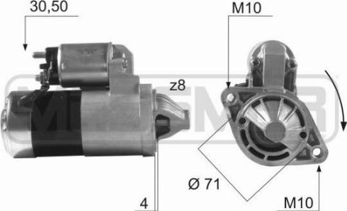 Messmer 220481A - Стартер vvparts.bg