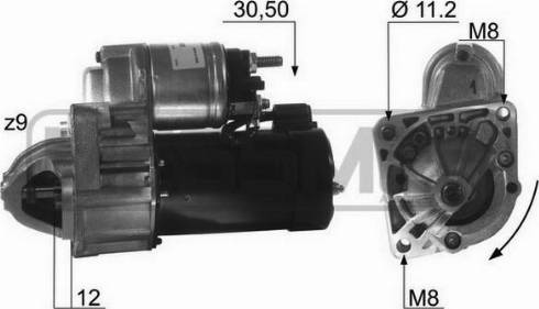 Messmer 220437A - Стартер vvparts.bg