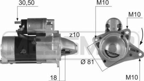 Messmer 220423A - Стартер vvparts.bg