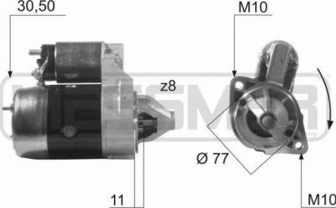 Messmer 220475A - Стартер vvparts.bg