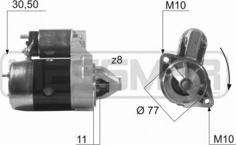 Messmer 220475 - Стартер vvparts.bg