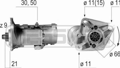 Messmer 220599A - Стартер vvparts.bg