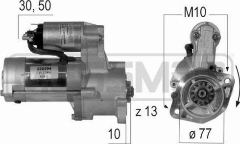 Messmer 220594A - Стартер vvparts.bg