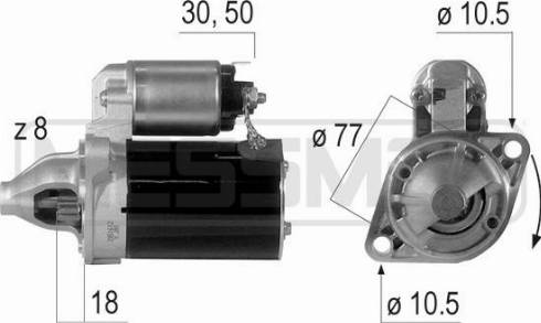 Messmer 220595A - Стартер vvparts.bg