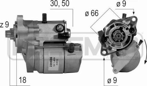 Messmer 220596A - Стартер vvparts.bg