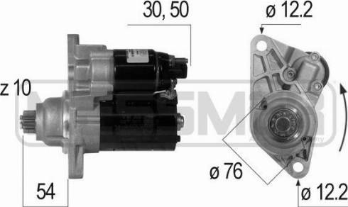 Messmer 220544A - Стартер vvparts.bg