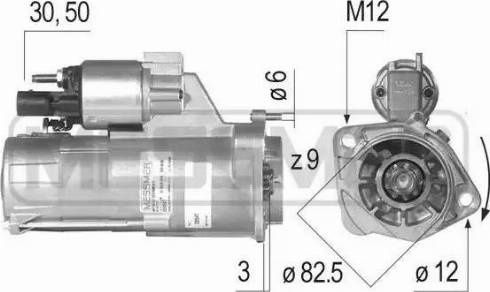 Messmer 220547 - Стартер vvparts.bg