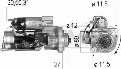 Messmer 220556 - Стартер vvparts.bg