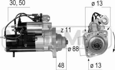 Messmer 220553 - Стартер vvparts.bg