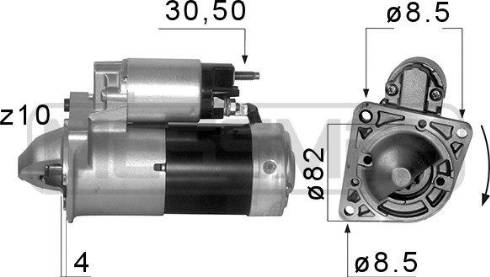 Messmer 220580A - Стартер vvparts.bg