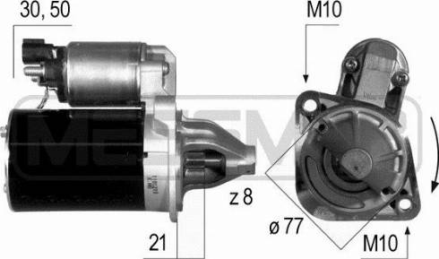 Messmer 220537A - Стартер vvparts.bg