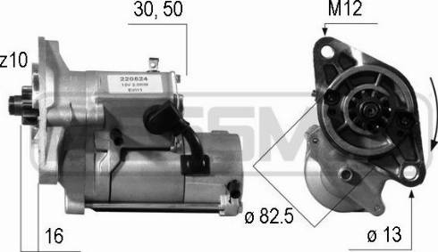 Messmer 220524A - Стартер vvparts.bg