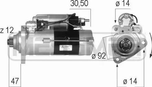 Messmer 220575 - Стартер vvparts.bg