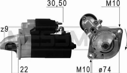 Messmer 220 694 - Стартер vvparts.bg