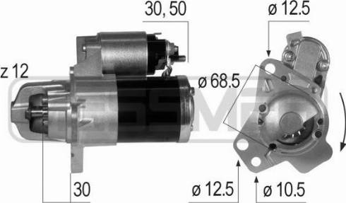 Messmer 220640A - Стартер vvparts.bg