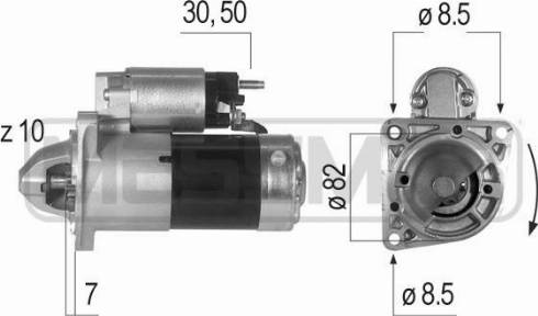 Messmer 220643A - Стартер vvparts.bg