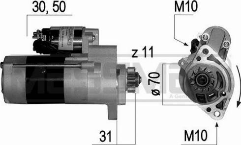 Messmer 220642A - Стартер vvparts.bg