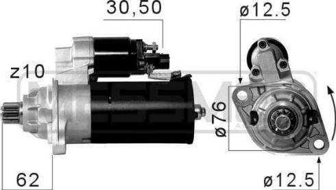 Messmer 220661A - Стартер vvparts.bg