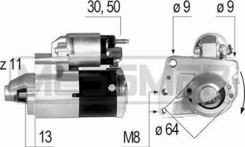 Messmer 220638 - Стартер vvparts.bg