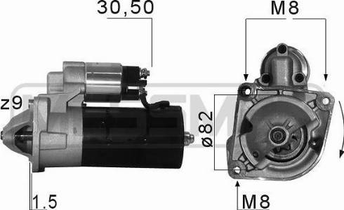 Messmer 220679A - Стартер vvparts.bg