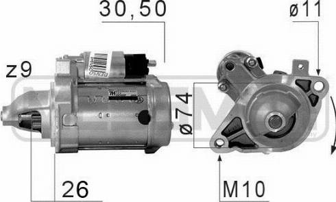 Messmer 220677A - Стартер vvparts.bg