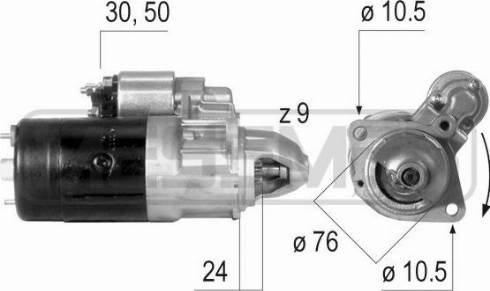 Messmer 220091A - Стартер vvparts.bg