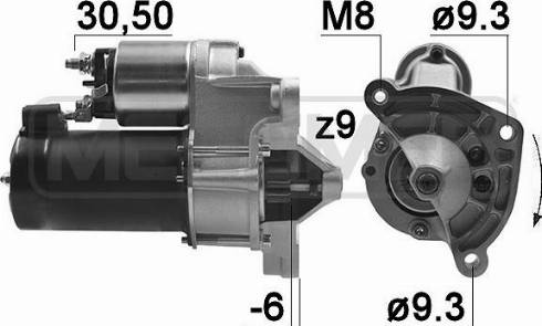 Messmer 220044A - Стартер vvparts.bg