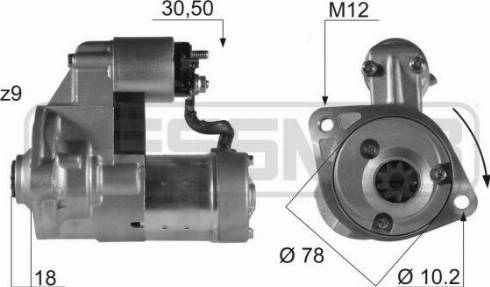 Messmer 220048R - Стартер vvparts.bg