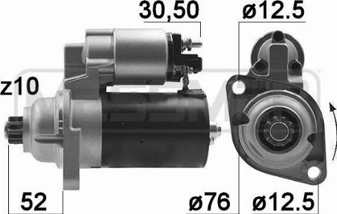 Messmer 220055A - Стартер vvparts.bg