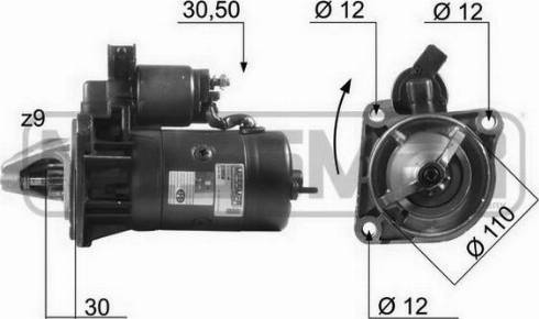 Messmer 220050A - Стартер vvparts.bg