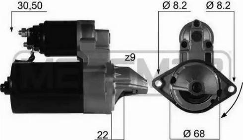 Messmer 220058 - Стартер vvparts.bg