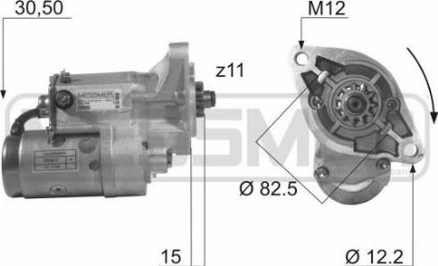 Messmer 220005A - Стартер vvparts.bg