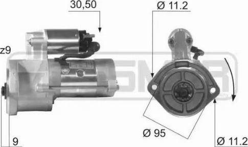 Messmer 220003 - Стартер vvparts.bg