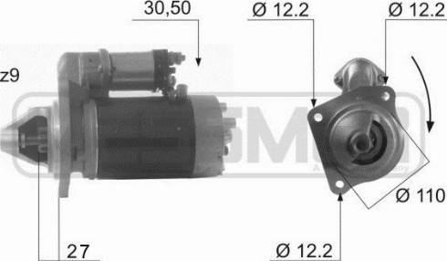 Messmer 220007A - Стартер vvparts.bg