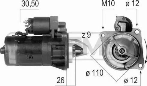 Messmer 220019 - Стартер vvparts.bg