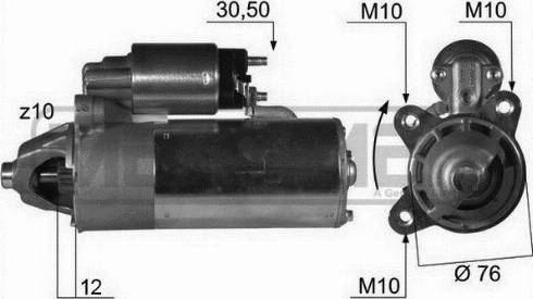 Messmer 220015A - Стартер vvparts.bg